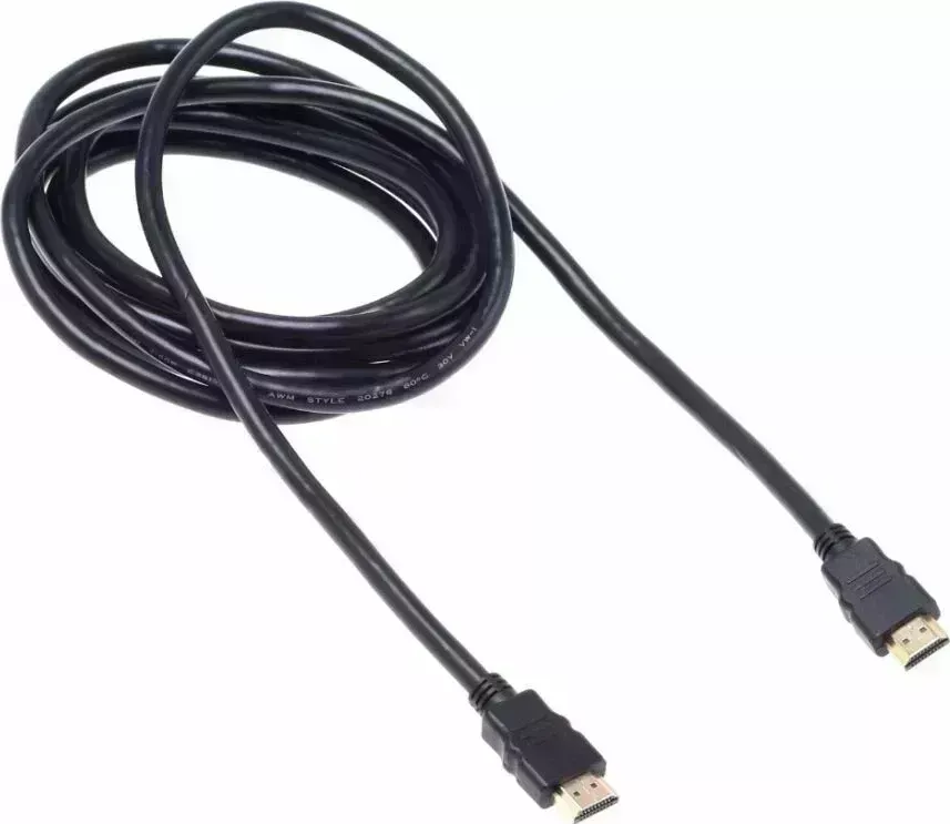 Кабель BURO HDMI (m)-HDMI (m) v2.0 3м GOLD черный