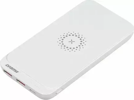 Внешний аккумулятор DIGMA DGPQ10E белый (DGPQ10E20PWT)