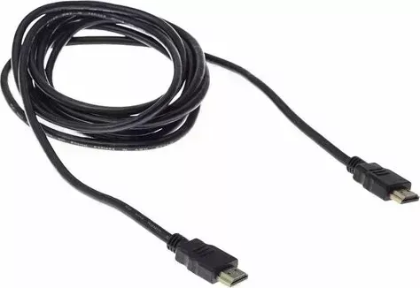 Кабель BURO HDM 2.0 HDMI (m)-HDMI (m) v2 1.8м GOLD черный