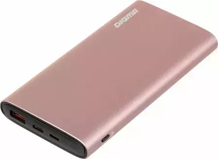 Внешний аккумулятор DIGMA DGPF10F розовый (DGPF10F20APN)