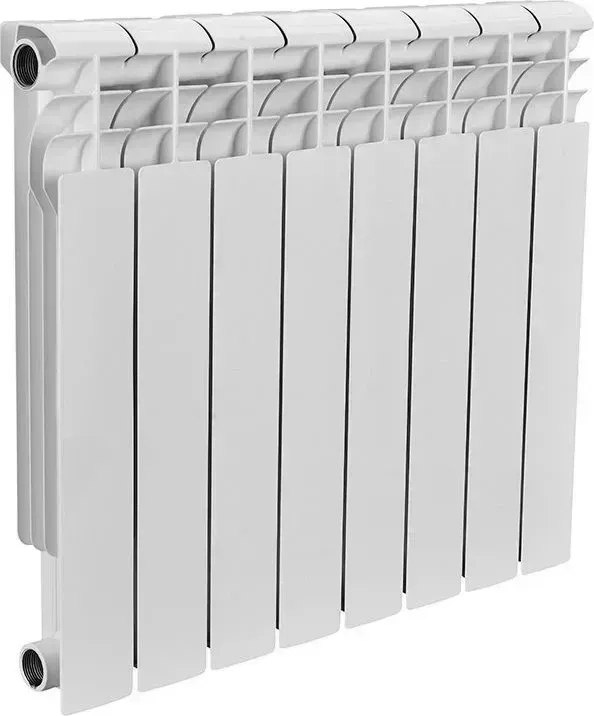 Радиатор отопления Aquaprom BI 500/80 B21 8 секций (серый кв.)