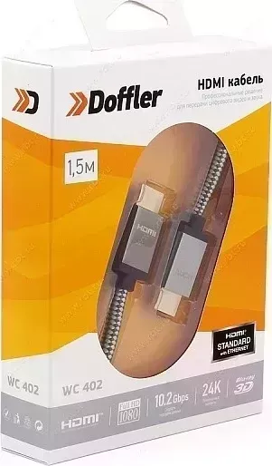 Кабель DOFFLER WC 40215 HDMI в шнурке 1.5м.