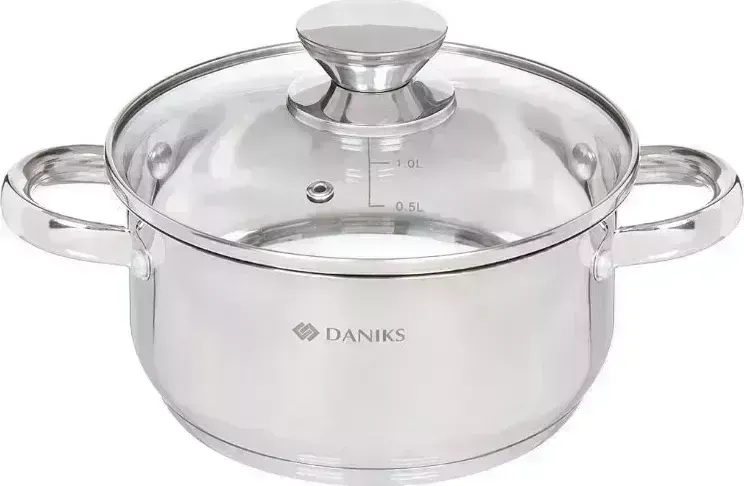 Кастрюля DANIKS QS-S-18 2,2л