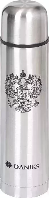 Термос DANIKS SL-75Z серебристый
