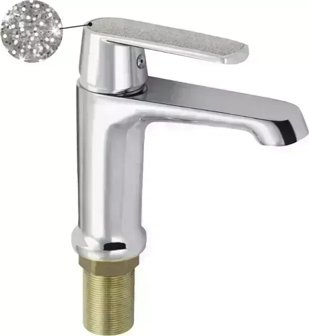 Смеситель для раковины GFMARK 4830 с алмазной крошкой на ручке