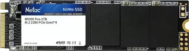 SSD накопитель NETAC 250Gb (NT01N950E-250G-E4X)
