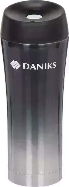 Термос DANIKS SL-NT015-met-grpht черный/серебро