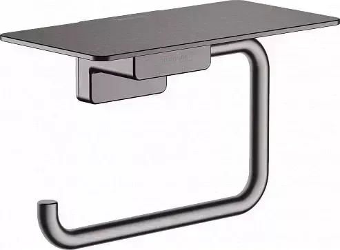 Бумагодержатель Hansgrohe Аксессуар AddStoris 41772340 с полкой