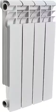 Радиатор отопления Firenze AL 350/80 A52 4 секции (синий кв.)