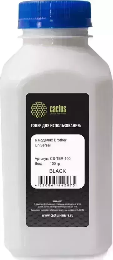 Тонер CACTUS Расходный материал для печати CS-TBR-100 BLACK ( )