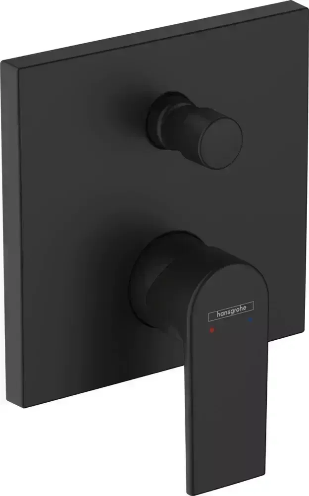 Смеситель для ванны Hansgrohe HansGrohe Vernis Shape 71468670 черный (внешняя часть)