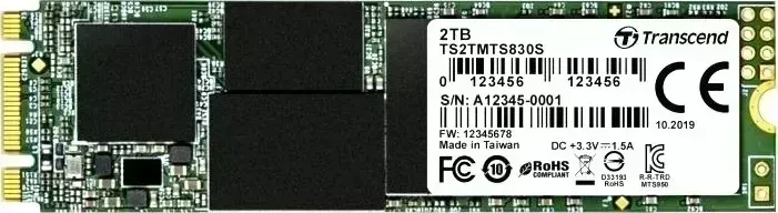 SSD накопитель TRANSCEND 2TB M.2 2280 (TS2TMTS830S)