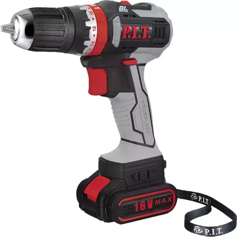 Шуруповерт P.I.T. PID03002-16M2/BL