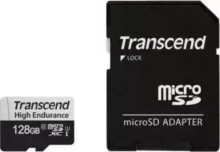 Карта памяти TRANSCEND microSD 128GB TS128GUSD350V (+ adapter)