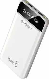 Внешний аккумулятор ENERGY Travel 8000 белый (103581)