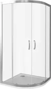 Душевой уголок Good Door Infinity R-90-C-CH профиль хром, стекло прозрачное (ИН00005)