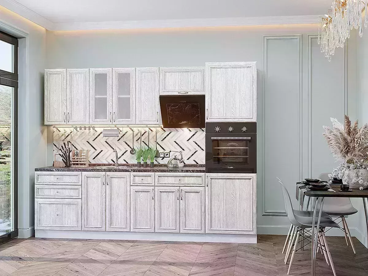 Кухонный гарнитур VIVAT Шале-02 White Dreamline