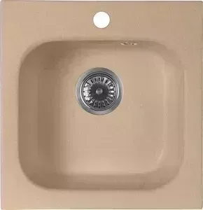 Мойка кухонная AquaGranitEx М-43 430х445 песочный (М-43 302)