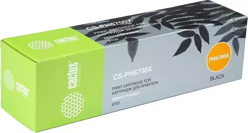 Картридж CACTUS Расходный материал для печати CS-PH6700X 106R01526 черный ( )