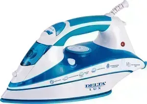Утюг DELTA LUX DL-556 белый с синим