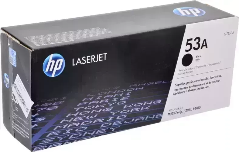 Расходный материал для печати HP Q7553A Черный