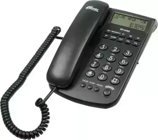 Телефон RITMIX Проводной RT-440 black