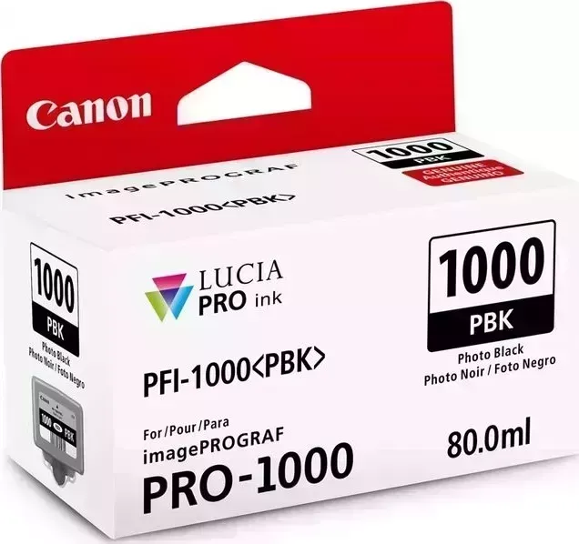 Расходный материал для печати CANON PFI-1000 PBK черный