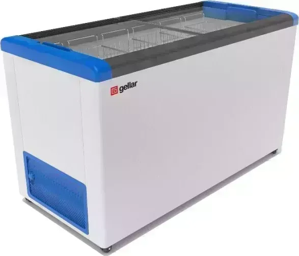 Морозильник FROSTOR Gellar FG 500 C синий (прямое стекло)