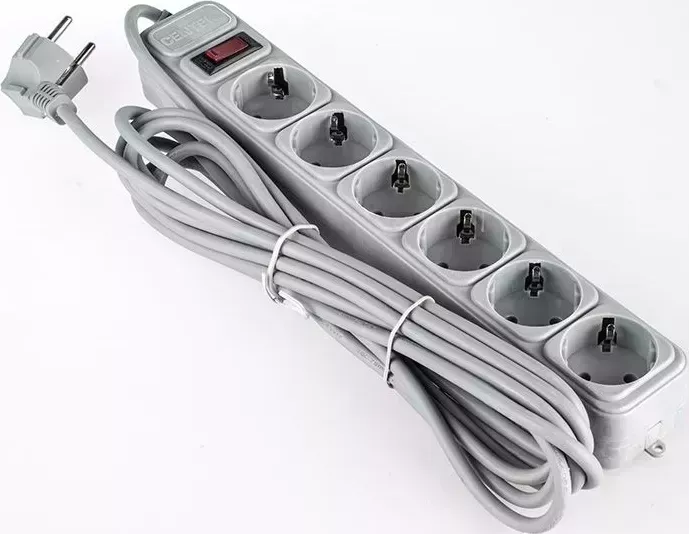 Сетевой фильтр CENTEK CT-8901-6-3,0 Gray