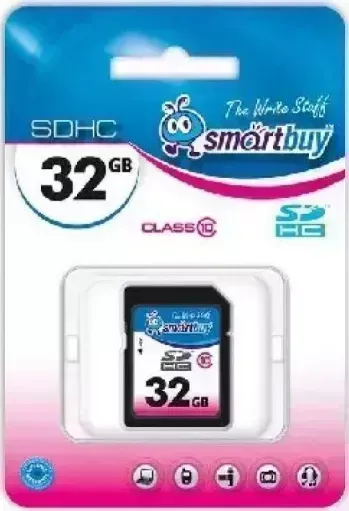 SD карта SMARTBUY SDHC 32GB Class10