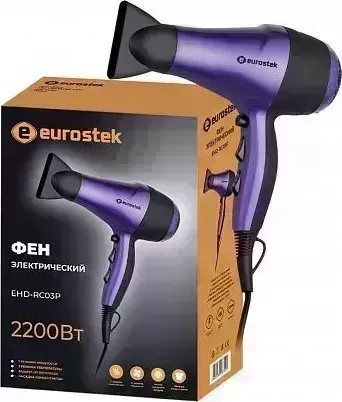 Фен EUROSTEK EHD-RC03P