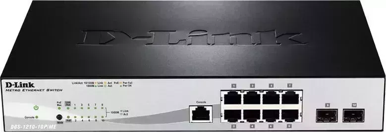 Коммутатор D-LINK DGS-1210-10P/ME/A1A