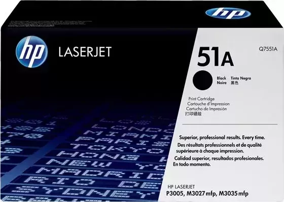 Расходный материал для печати HP Q7551A (51A) черный