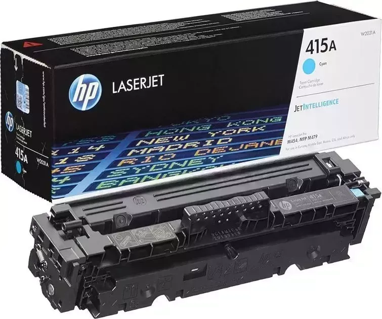 Расходный материал для печати HP W2031A (415A) голубой