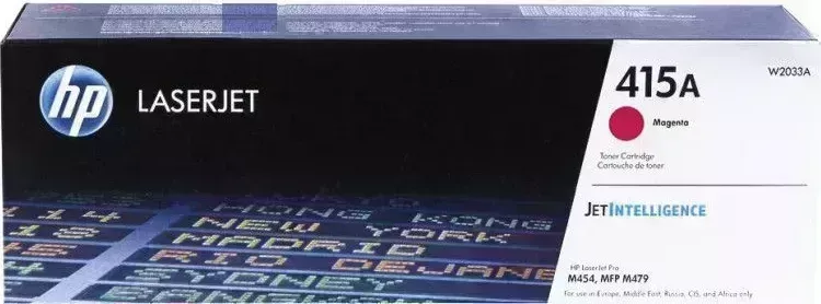 Расходный материал для печати HP W2033A (415A) пурпурный