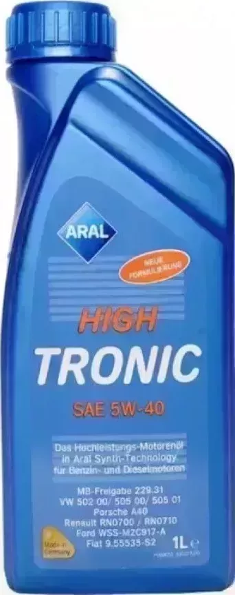 Масло синтетическое ARAL High Tronic M5W40SN/CFA3;B3;B4синт.1л (21407) //R