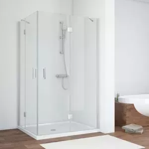 Душевой уголок Vegas Glass AFA-F 120*80 07 01 R правый, профиль матовый хром, стекло прозрачное