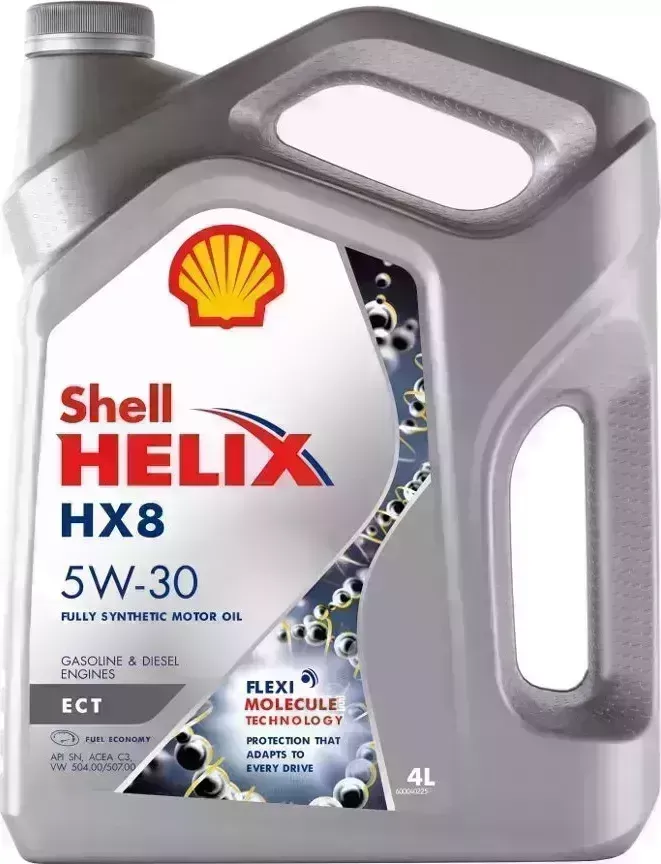 Масло синтетическое М\SHELL SHELLHelix HX 8 ECT5W30CF;SNC3синт.5л (акция 4л+1л) //R //R