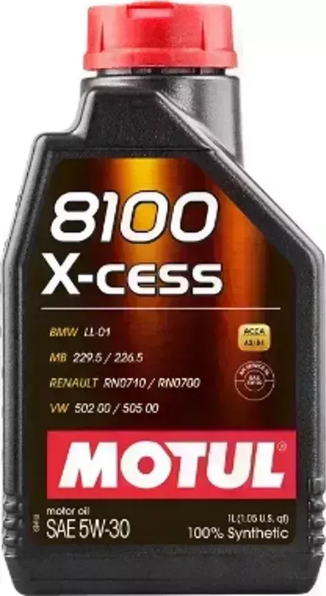 Масло синтетическое М\MOTUL MOTUL8100 X-cess5W30CF;SLA3/B4синт.1л (108944) //R //R