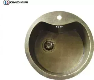 Мойка кухонная OMOIKIRI Sumida-51-BR, 510х510, бронза (4993054)