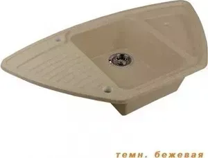Мойка кухонная АКВАТОН Лория 94x19x53 см темно-бежевая (1A715032LR090)