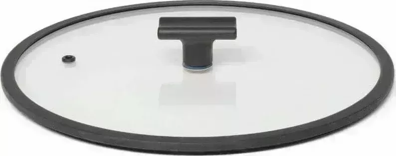 Крышка для посуды TVS Brillante induction с силиконовым ободом 24см (9465124003N001)