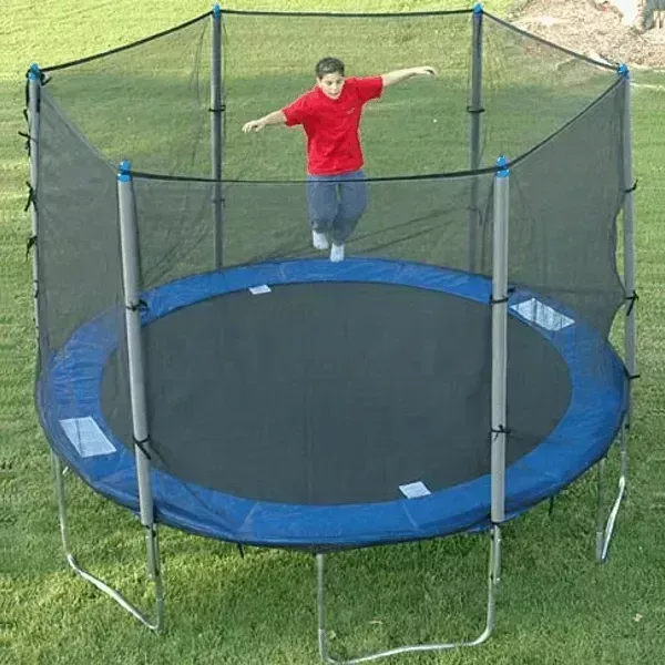 Батут Driada Fitness Company DFC 14FT TR+E с защитной сетью DFC TRAMPOLINE FITNESS 427 см