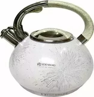 Чайник    Чайник для плиты Edenberg EB-1927 белый