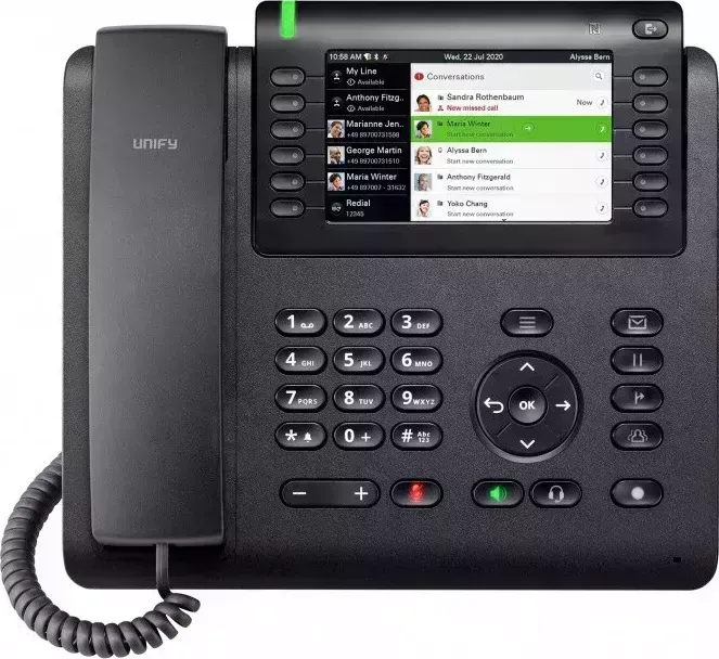 VoIP-телефон Unify CP700X черный (L30250-F600-C439)
