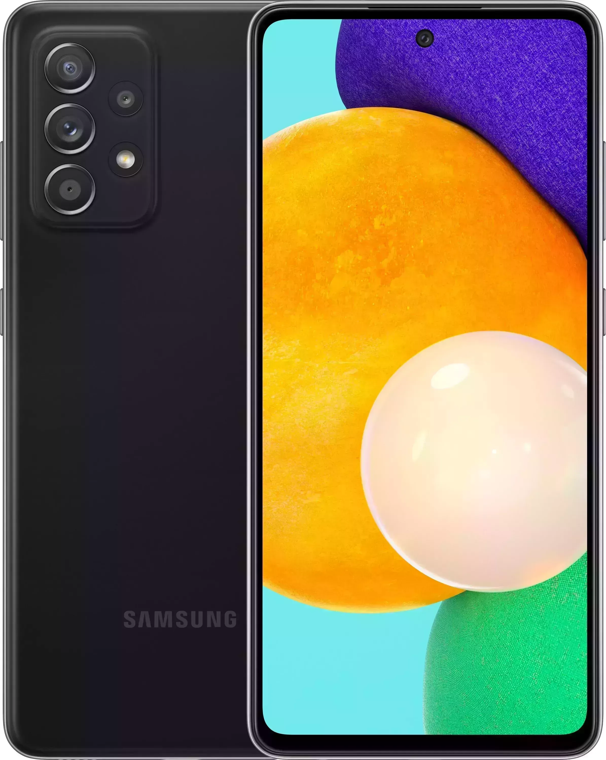 Смартфон SAMSUNG Galaxy A52F 6/128Gb черный (SM-A525FZKDCAU)