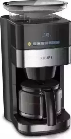 Кофеварка KRUPS KM 832810 черный/серебристый