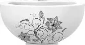 Раковина SANITA LUXE Art lux flora 48х48 см.