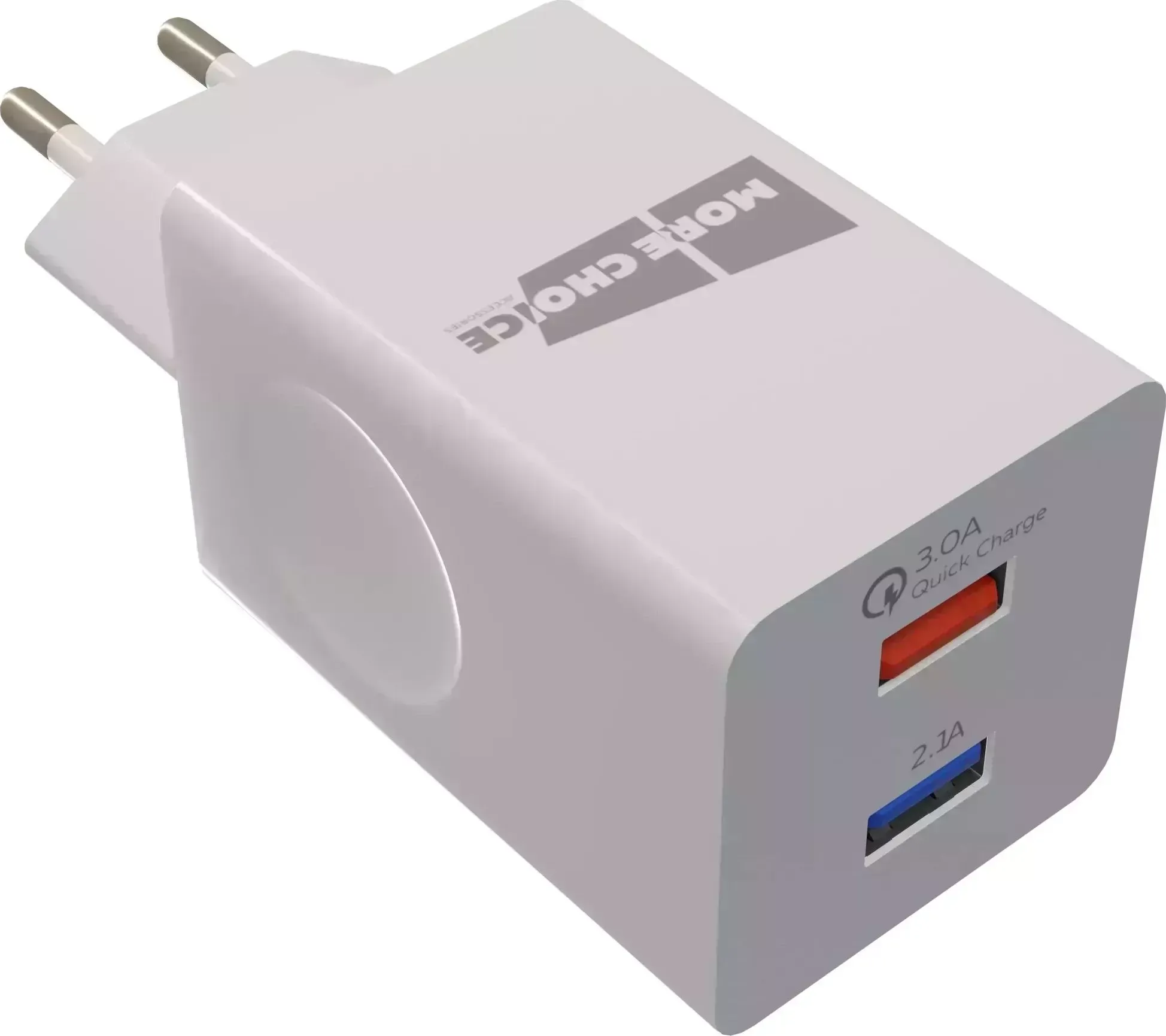 Сетевое зарядное устройство More choice NC55QC White (4627151195001)
