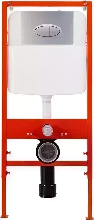 Инсталляция для унитаза BELBANGO с клавишей матовый хром (BB026, BB050CR.MAT)